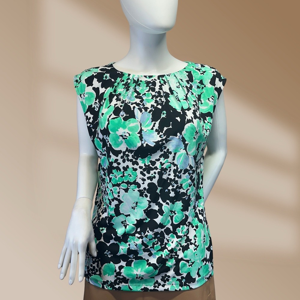 Liz Claiborne Ladies Sz Medium Multi-Color Top NWOT